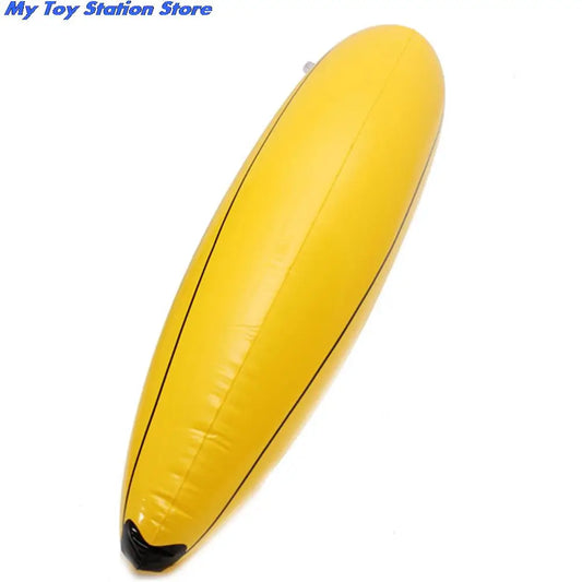 New 66cm Inflatable Banana PVC Blow up Tropical Fruit Cute Toy Kids Party